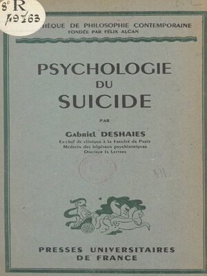 cover image of Psychologie du suicide